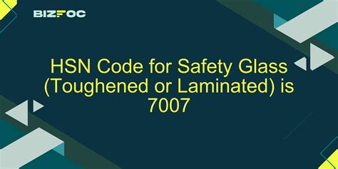 Glass Jug Hsn Code