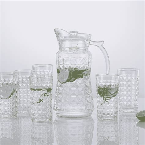 Glass Juice Set