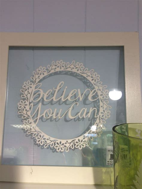 Glass Quotation Frame