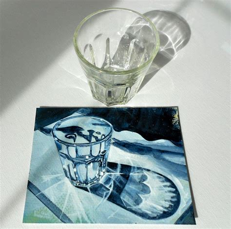 Glass Reflection Drawing