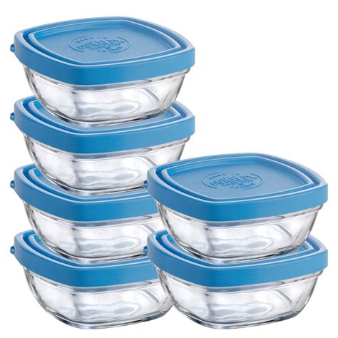 glass storage bowls with lids on sale