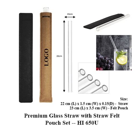 Glass Straw Pouch
