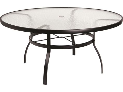 Mainstays Round Glass Patio Table, 20" D, Dark Brown Finish Walmart