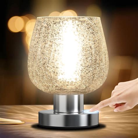 Glass Table Touch Lamp