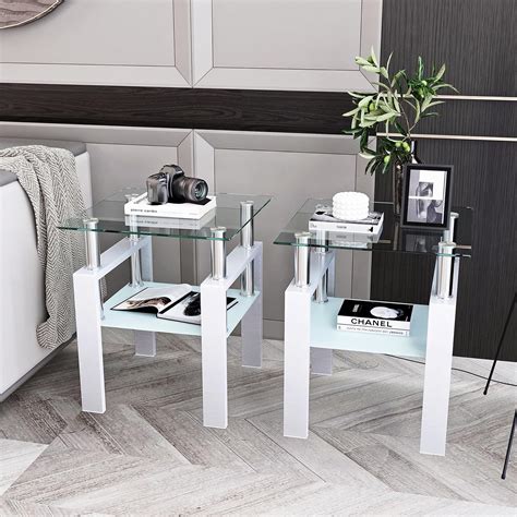 Glass Top Side Table Cheap