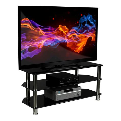 glass tv stand for 60 inch tv