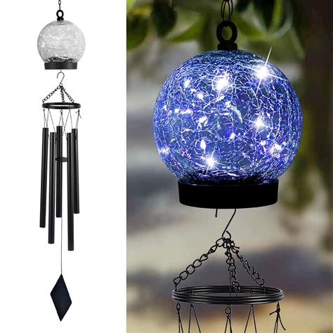 Glass Wind Chimes Amazon