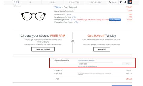 glasses direct lens discount code