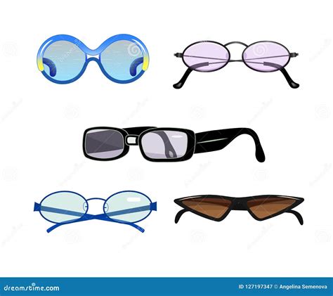 Glasses Flat Illustration