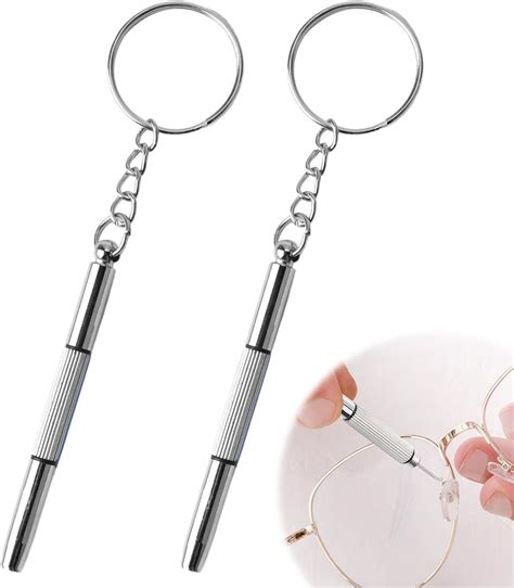 Glasses Screwdriver Keyring