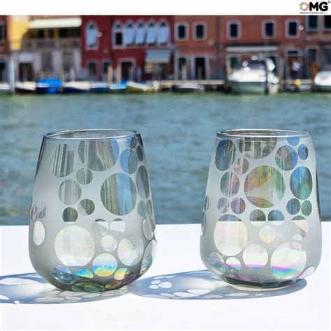 Glasses With Bubble Design