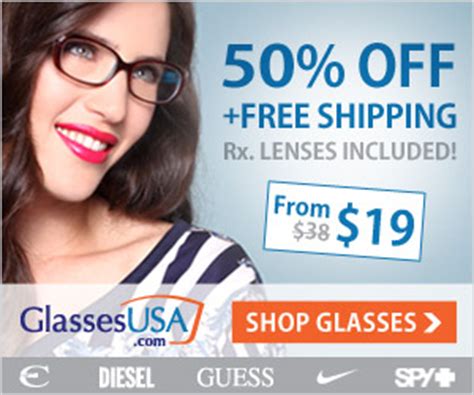 Never Pay Full Price For Glasses Again With Glassesusa Coupon
