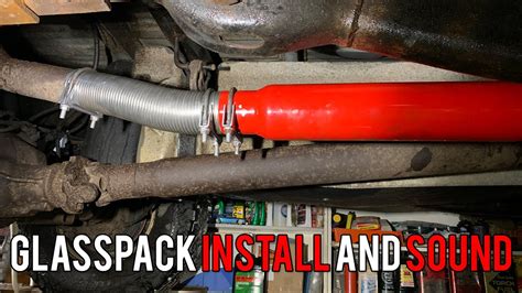 Glasspack Muffler Install