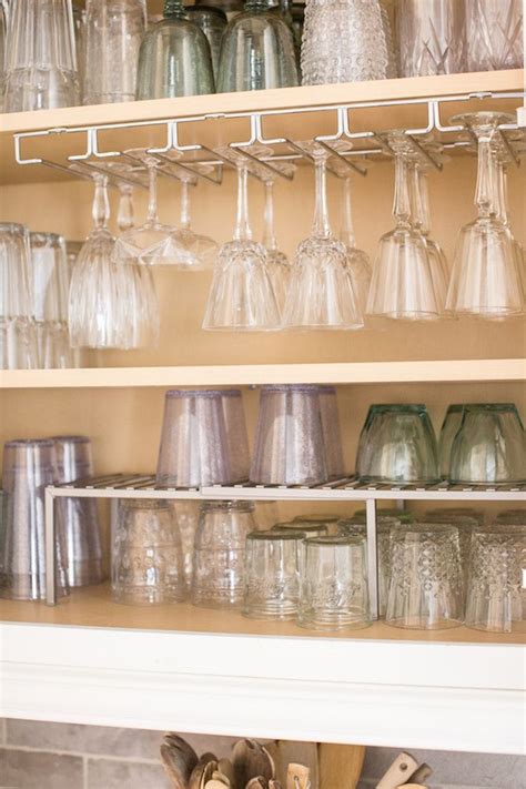 Glassware Organization Ideas