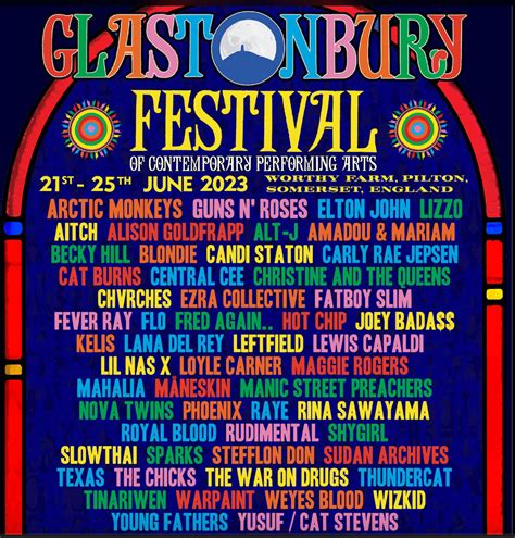 glastonbury 2023 full lineup