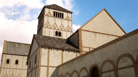 glastonbury abbey reconstruction