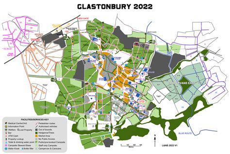 glastonbury carnival 2022 route map