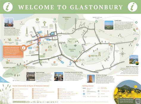 Glastonbury England Map