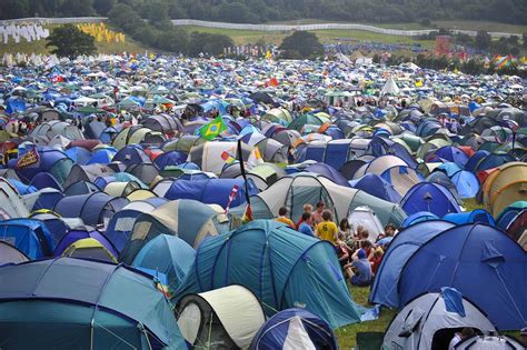 glastonbury festival camping and caravanning
