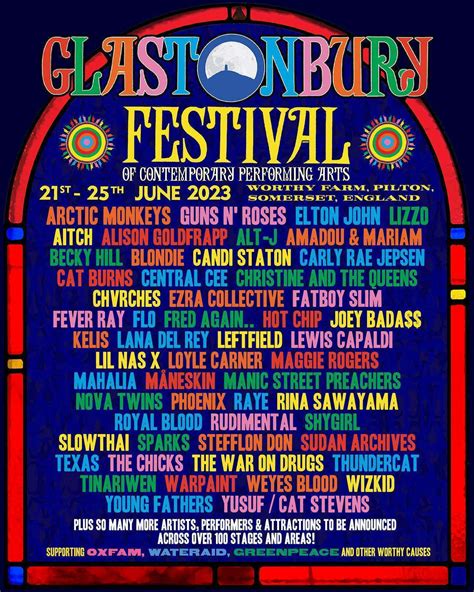 glastonbury festival poster 2024