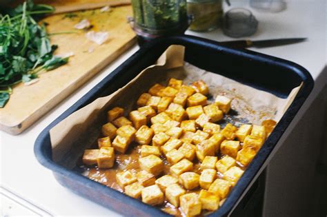 Glazed Tofu Baked