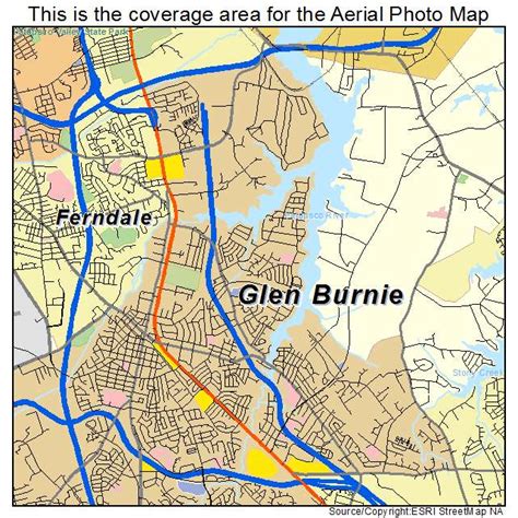 Glen Burnie Zip Code Map