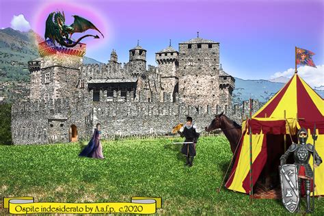 gli abitanti del castello medievale