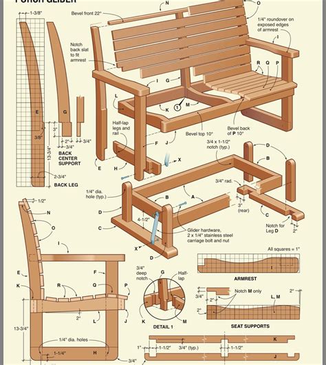 Glider Deck Chair Plans