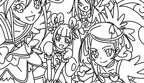Glitter Force Doki Doki Coloring Pages - thiva-hellas