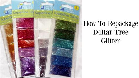 Glitter At Dollar Tree