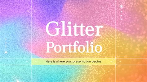 Glitter Background Google Slides