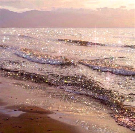 Glitter Beach Background