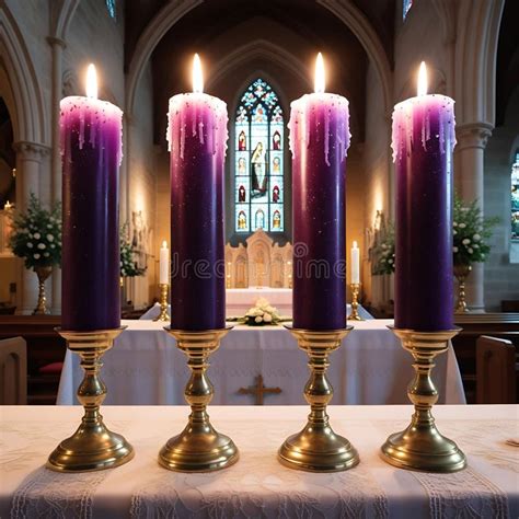 Glitter Church Candles