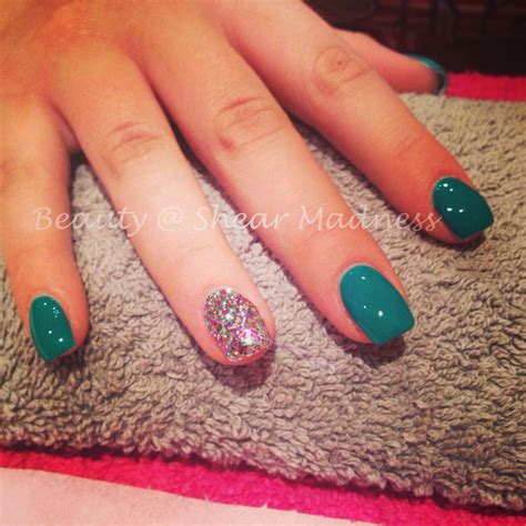 Glitter Nails Ring Finger