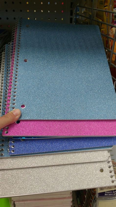 Glitter Notebooks Dollar Tree