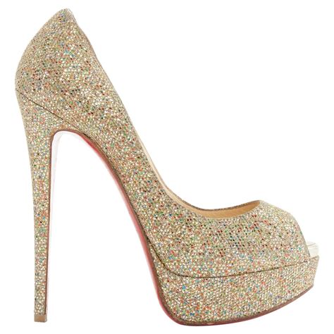 Glitter Toe Heels