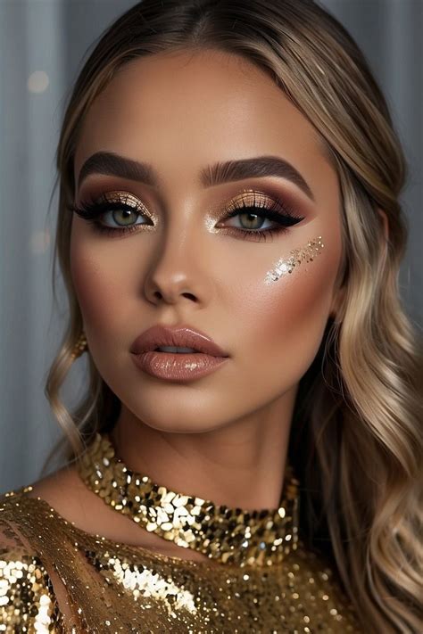 Glittery Makeup Prom