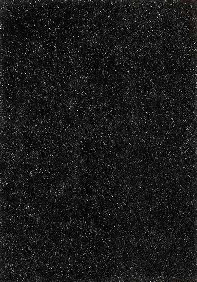 Glitzerteppich Glitzer Teppich Velours 300x400 schwarz eBay