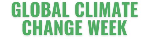 global climate change week 2023