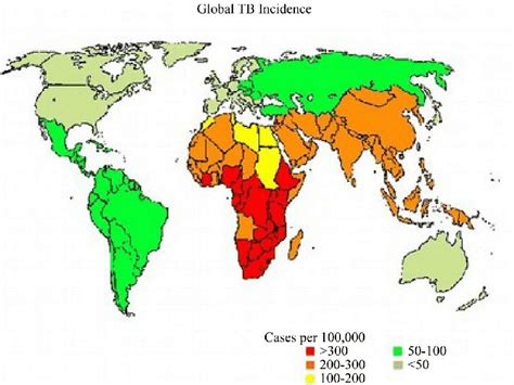 Global Distribution Of Tuberculosis