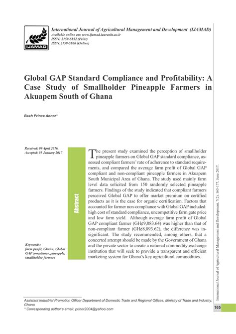 global gap standards pdf