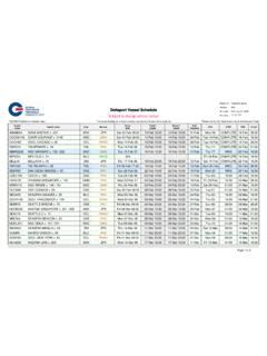 global terminal vessel schedule