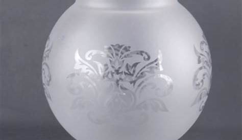 Globe opaline blanche 145 mm pour lampe lustre suspension vintage