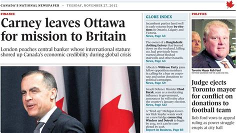 globe and mail editor email