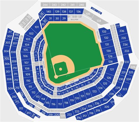 globe life field seating map