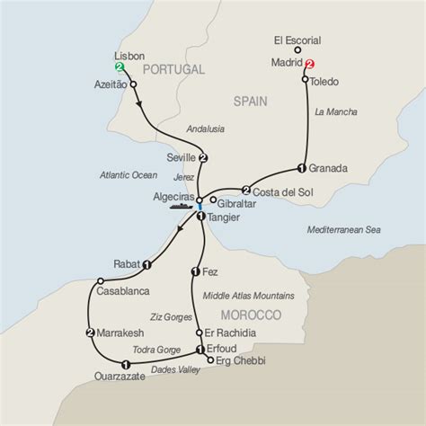 globus tours spain portugal morocco