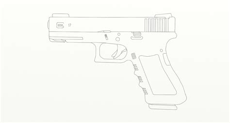 Glock 17 Drawing