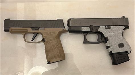 Glock 26 Size Comparison Vs Sig P365 