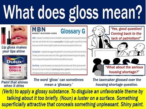 gloss meaning in text