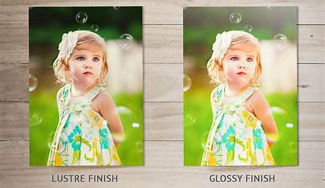 Glossy Vs Lustre Photo Finish MILK Daily Your Images On Screen In Print